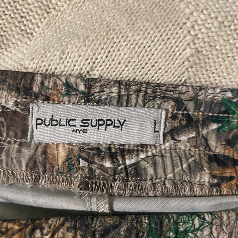 Camouflage Men's Flat Front Shorts - Picture 3 of 3